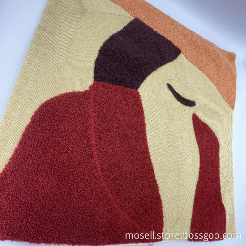 Warm Tone Winter Plush Chair Pad Cover